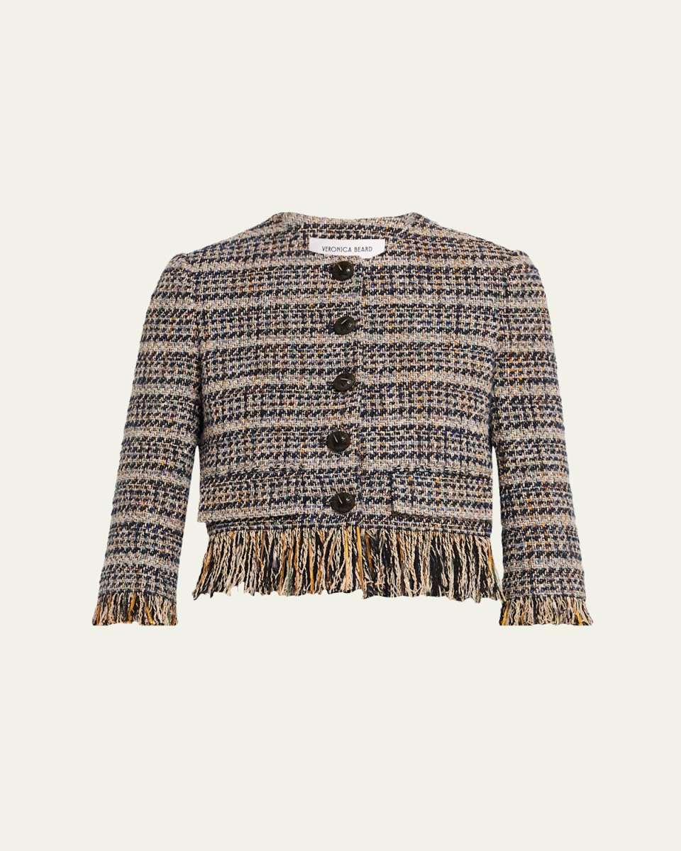 Lyons Fringe Italian Tweed Jacket